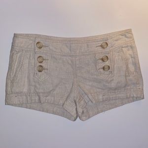 Express Nude Colored Shorts Size: 2